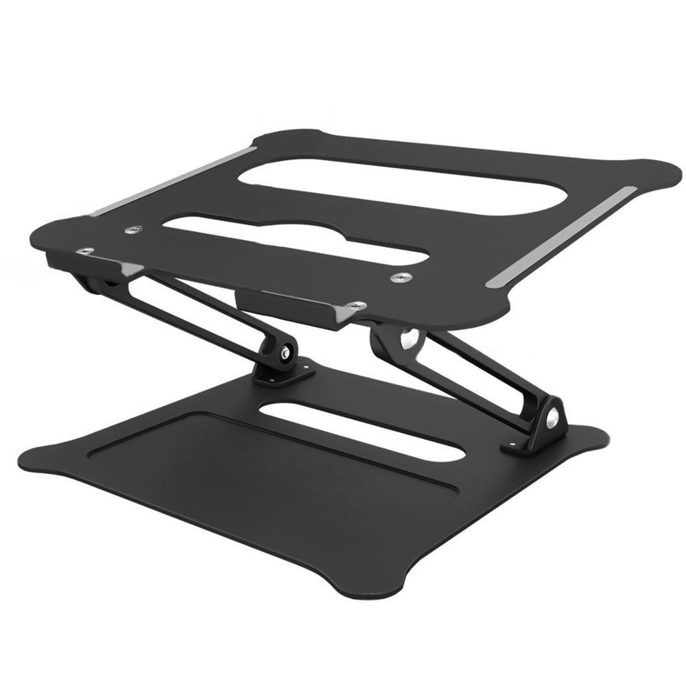Folding aluminum laptop stand