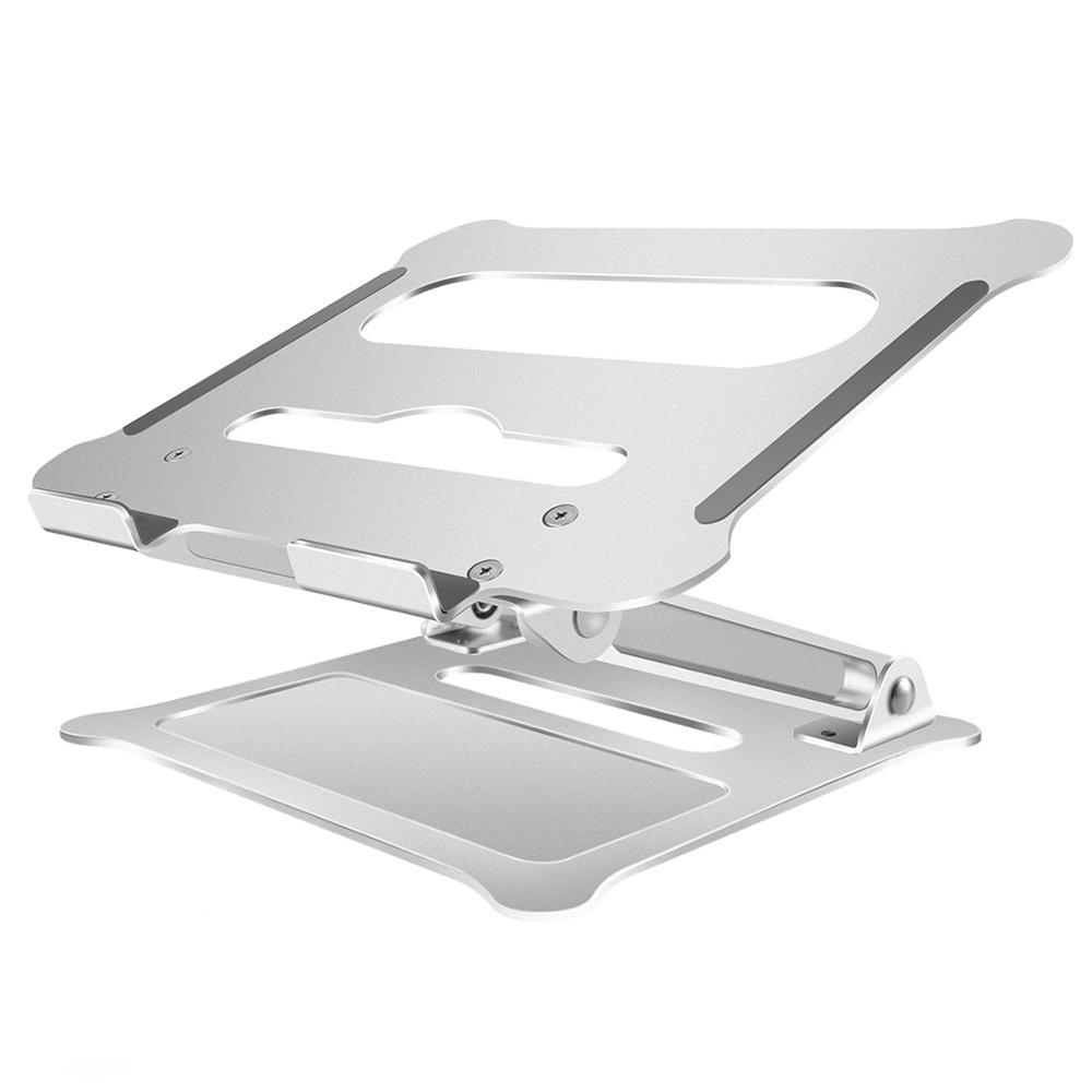 Folding aluminum laptop stand