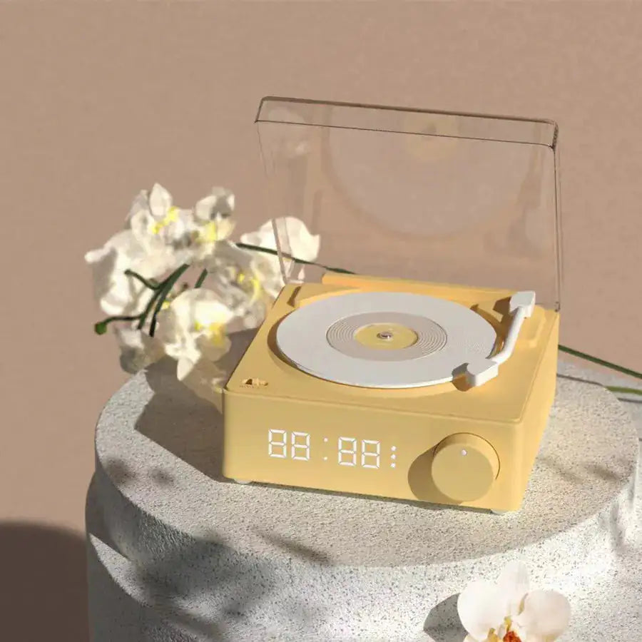 Retro Vinyl Alarm Clock