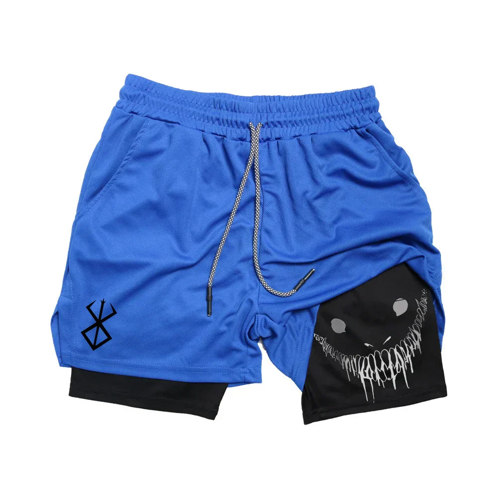 Anime Running Shorts UniSex