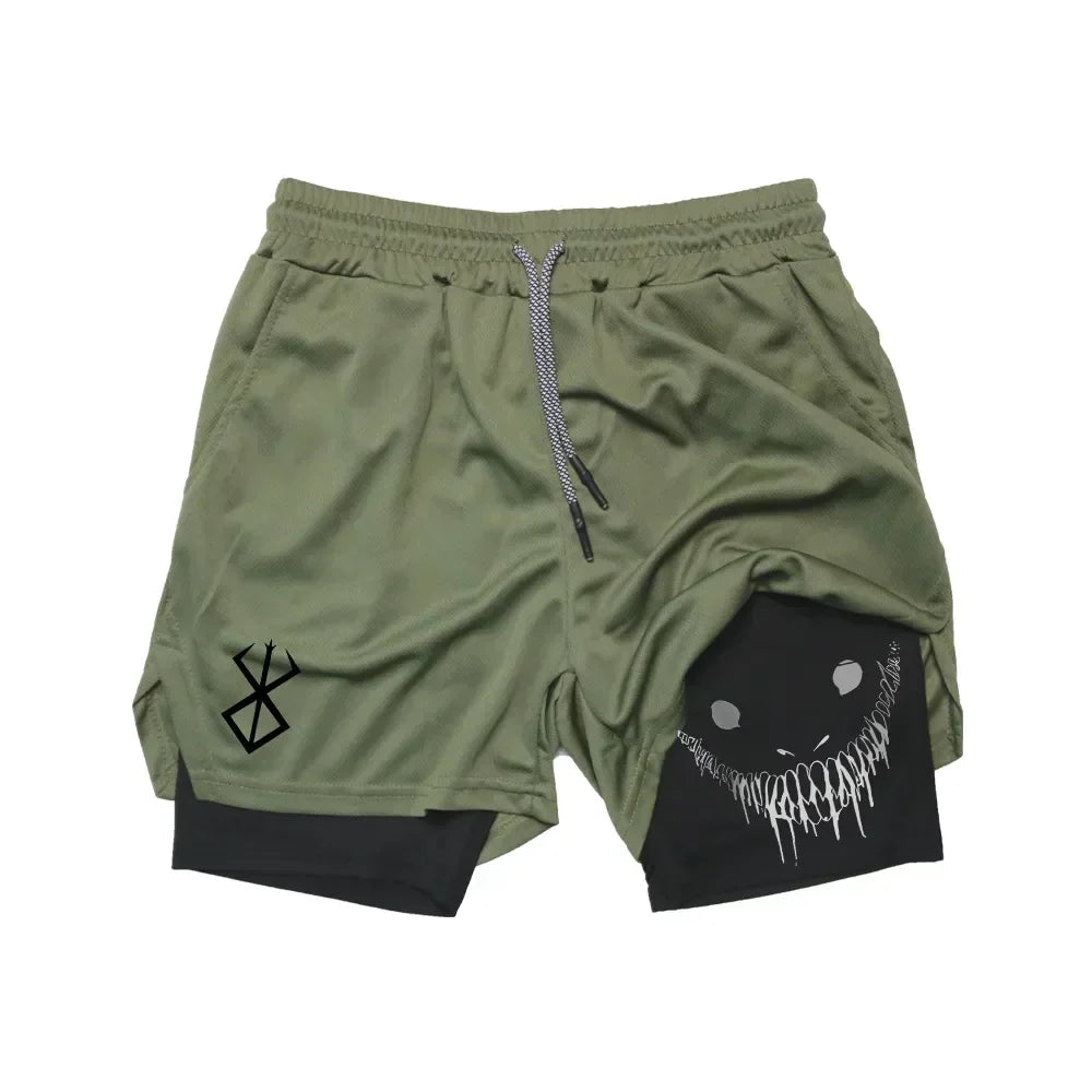 Anime Running Shorts UniSex