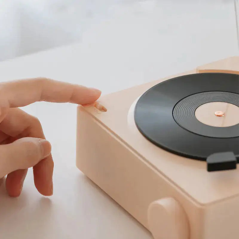 Retro Vinyl Alarm Clock